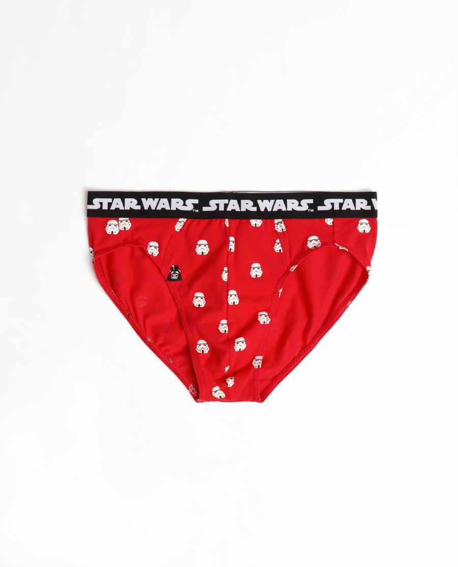 STAR WARS Calzoncillo/Slip Battle Bote Metal Regalo para Hombre ROJO