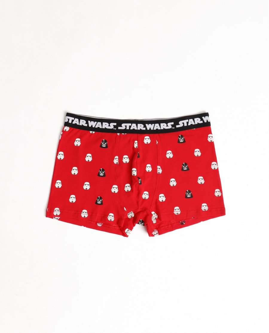 STAR WARS Calzoncillo/Bóxer Battle Bote Metal Regalo para Hombre ROJO