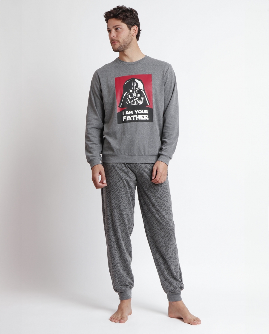 STAR WARS Pijama Manga Larga Father para Hombre MARENGO JASPE