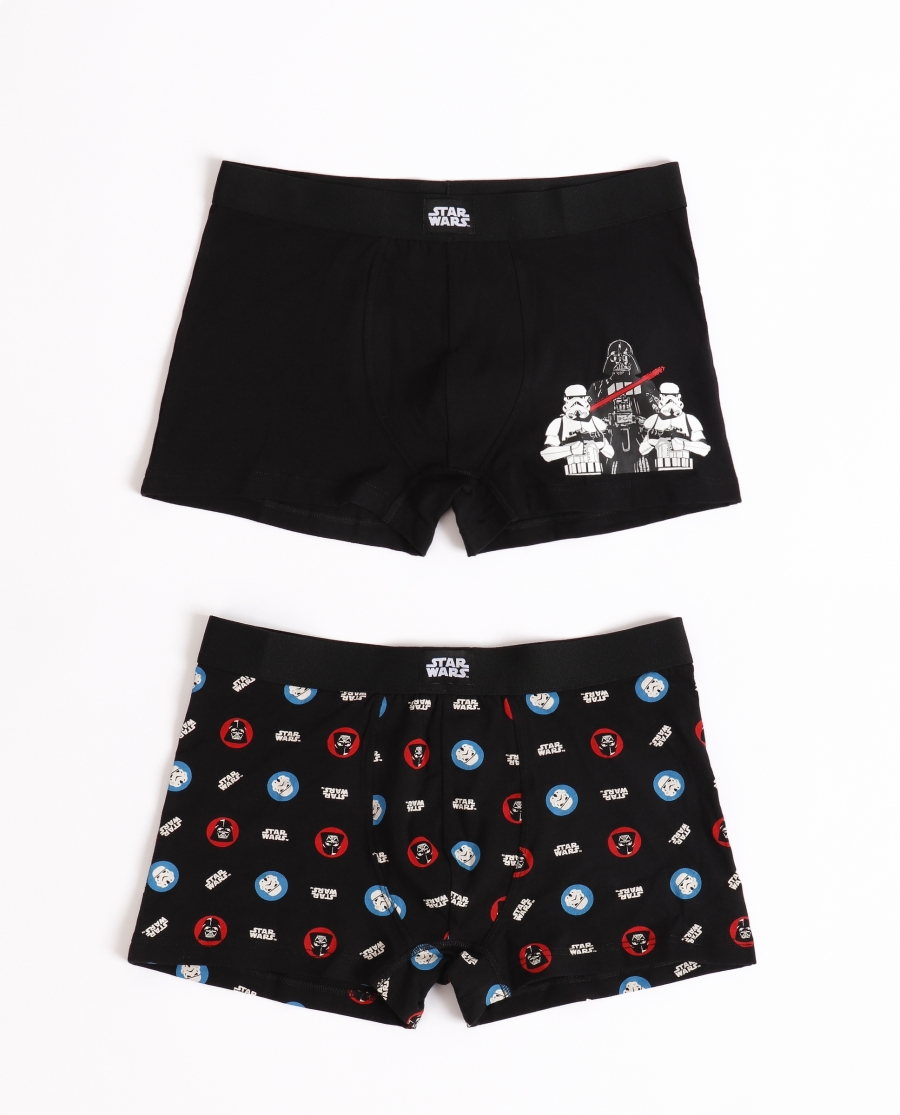 STAR WARS Calzoncillo/Bóxer Blue & Red para Hombre, (Caja de 2 unidades) PACK FANTASIA