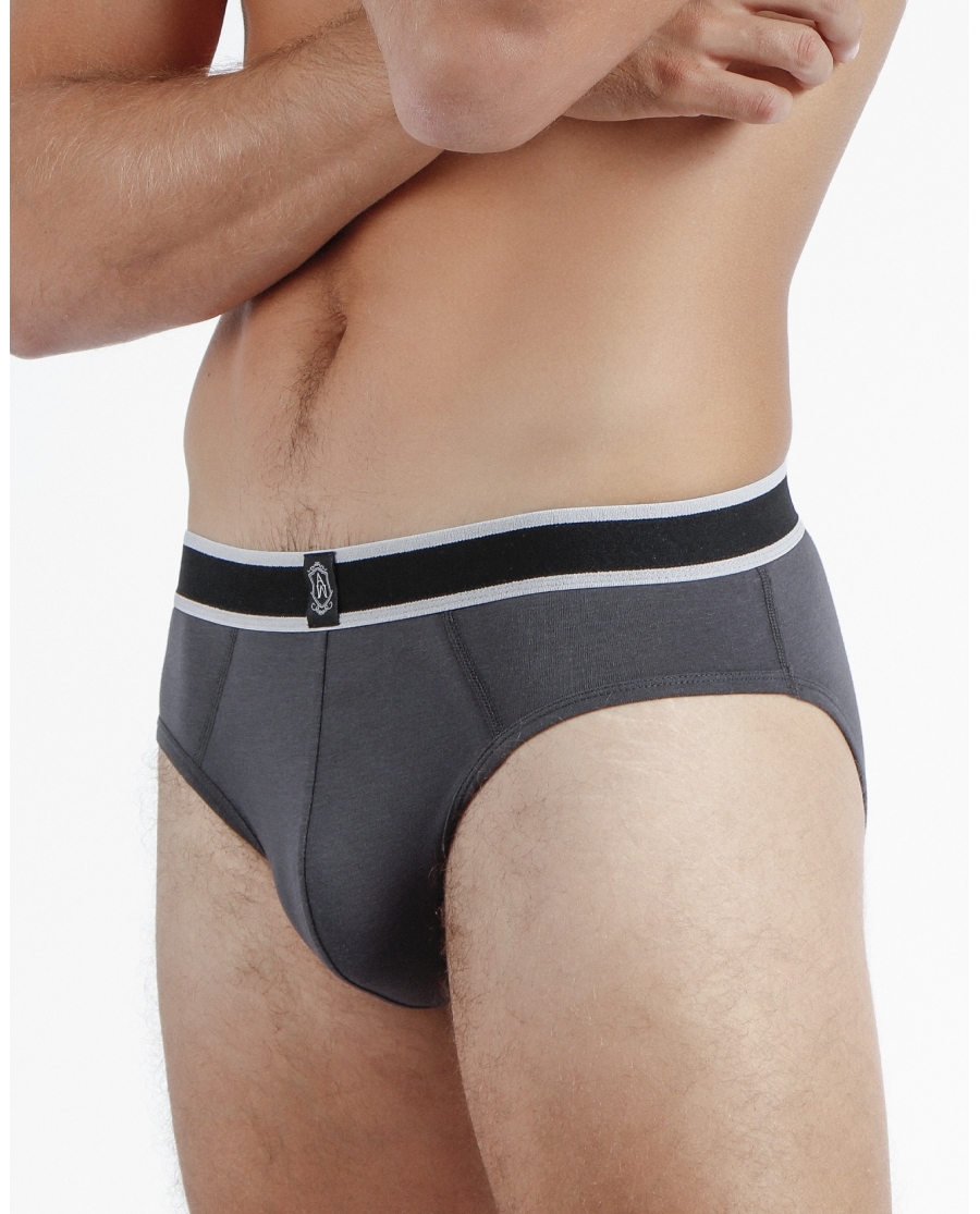 ADMAS Calzoncillo/Slip Soft Warm para Hombre ANTRACITA