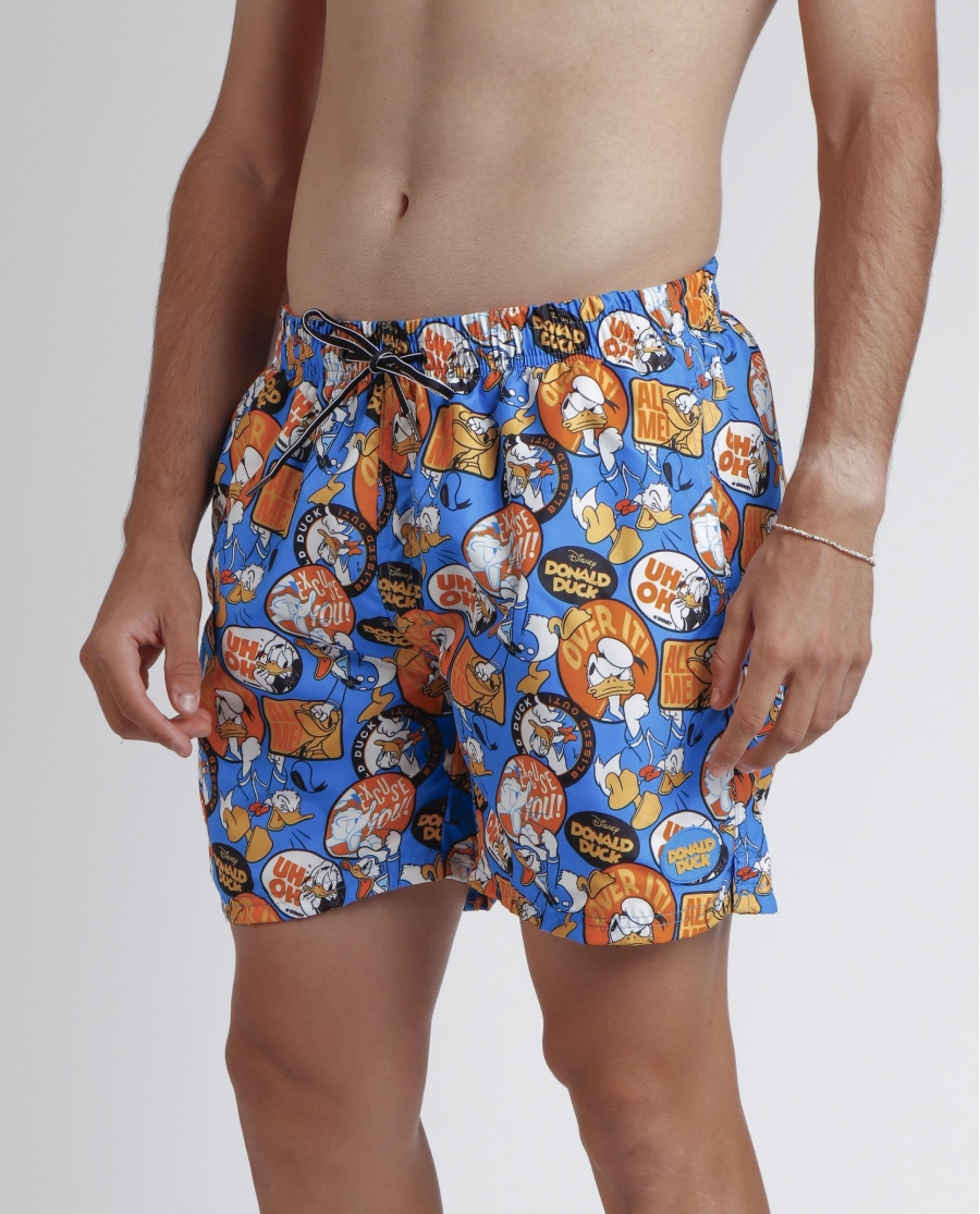 DISNEY Bañador Donald Pin para Hombre AZUL