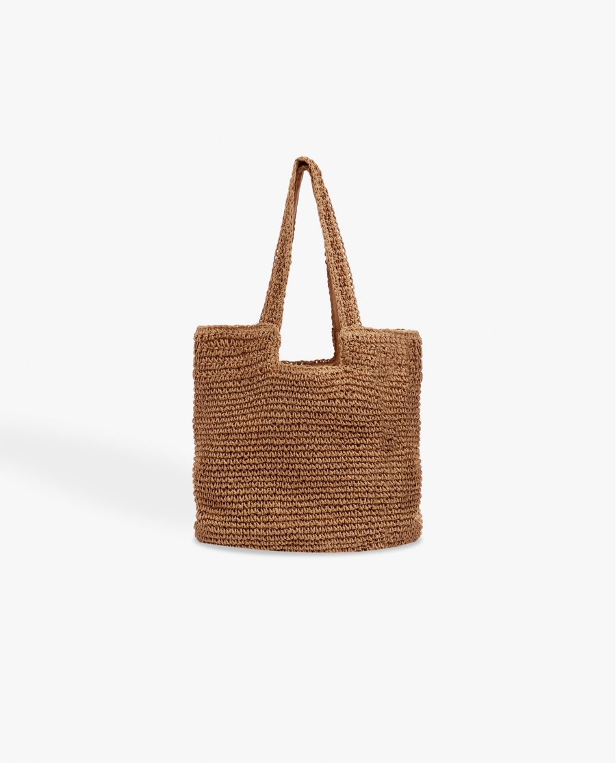 Bolso Playa Cuadrado para Mujer MARRON