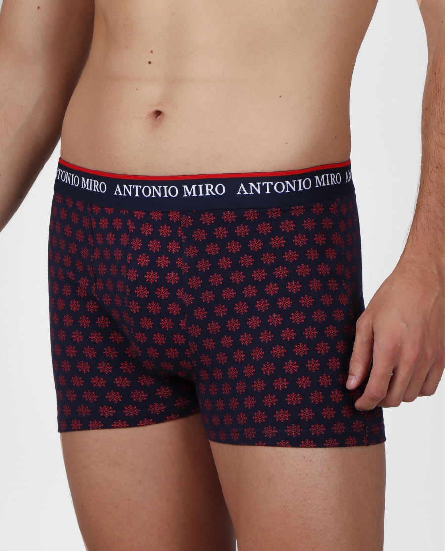 ANTONIO MIRO Calzoncillo/Bóxer Bote Metal Regalo para Hombre ROJO