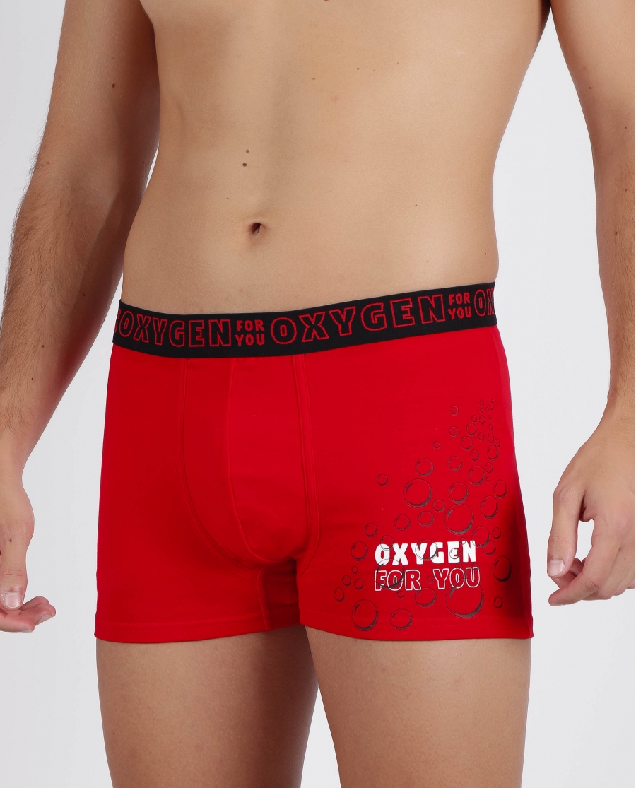 ADMAS Calzoncillo/Bóxer Oxygen para Hombre ROJO