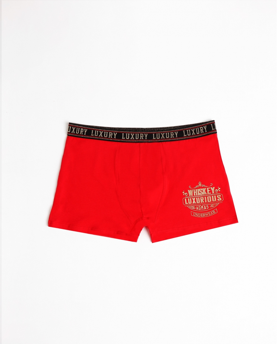 ADMAS Calzoncillo/Boxer Gran Reserva Barril para Hombre ROJO