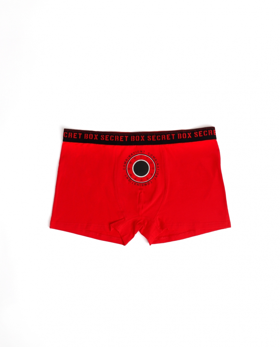 ADMAS Calzoncillo/Boxer Secret Box Caja Regalo para Hombre ROJO