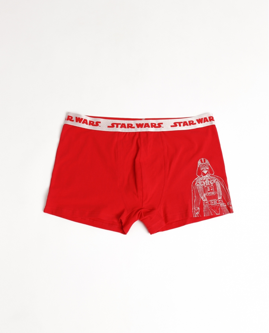 STAR WARS Calzoncillo/Bóxer Dark Lord Caja Regalo para Hombre, (Caja 12 unidades) ROJO