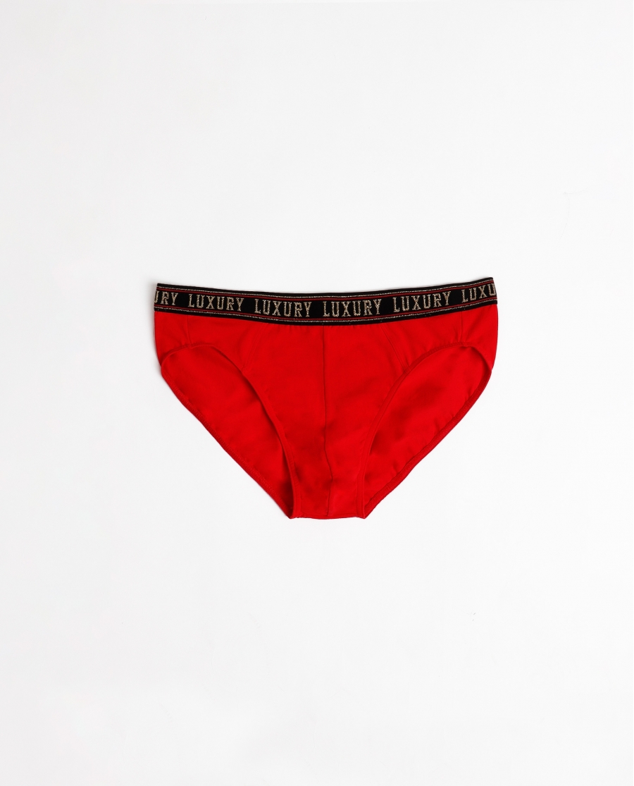 ADMAS Calzoncillo/Slip Barril para Hombre, (Caja 12 unidades) ROJO