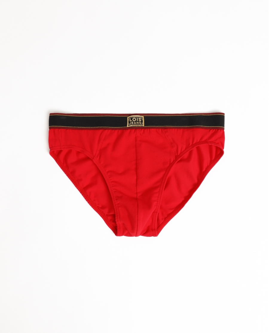 LOIS Calzoncillo/Slip Whisky Bote Metal Regalo para Hombre, (Caja 12 unidades) ROJO