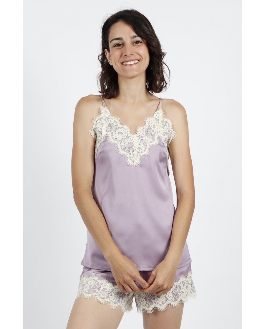 ADMAS CLASSIC Pijama Tirantes Soft Novia para Mujer MALVA