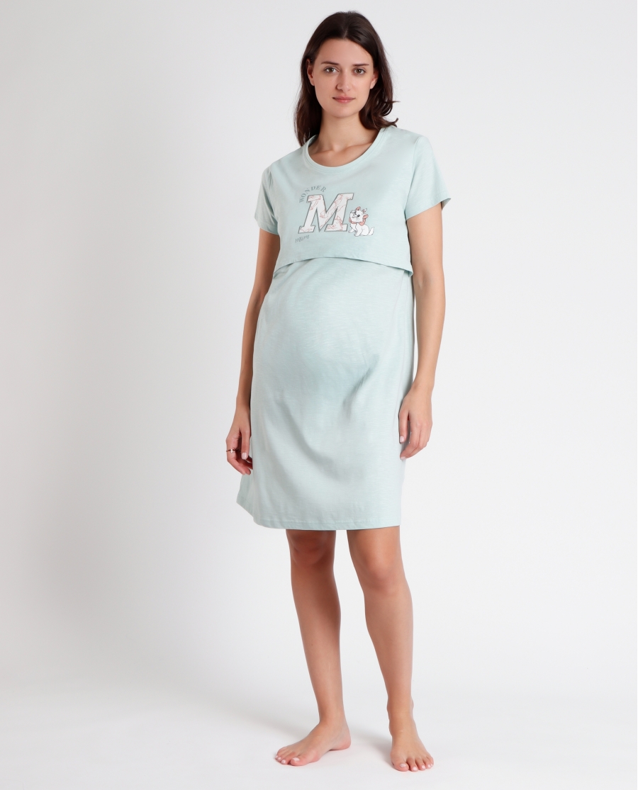 DISNEY Camisola Manga Corta Maternity Wonder Mum para Mujer AQUA