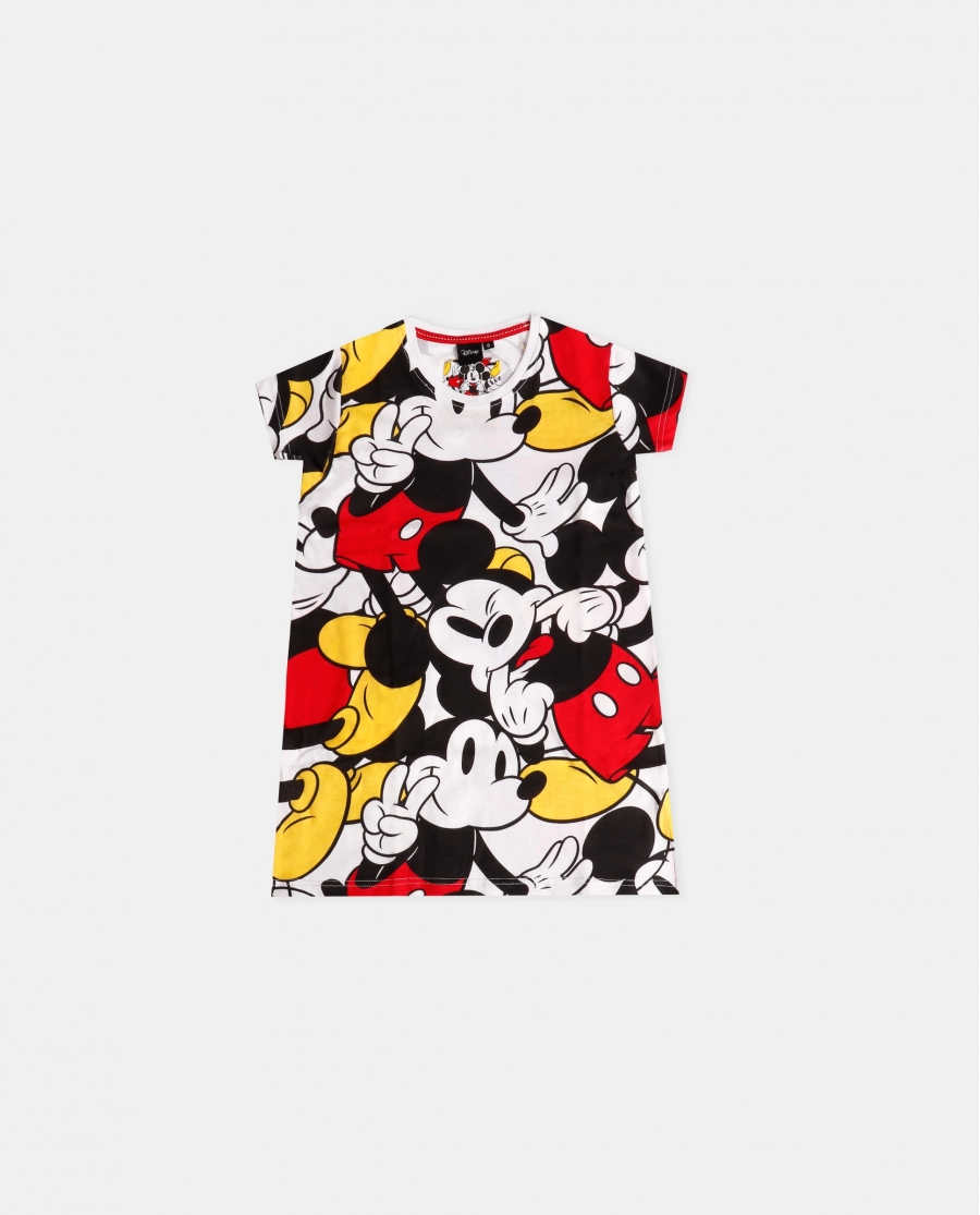 DISNEY Camisola Manga Corta Big Mickey para Niña ROJO