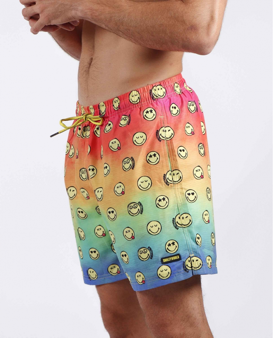 SMILEY Bañador Hippie para Hombre MULTICOLOR