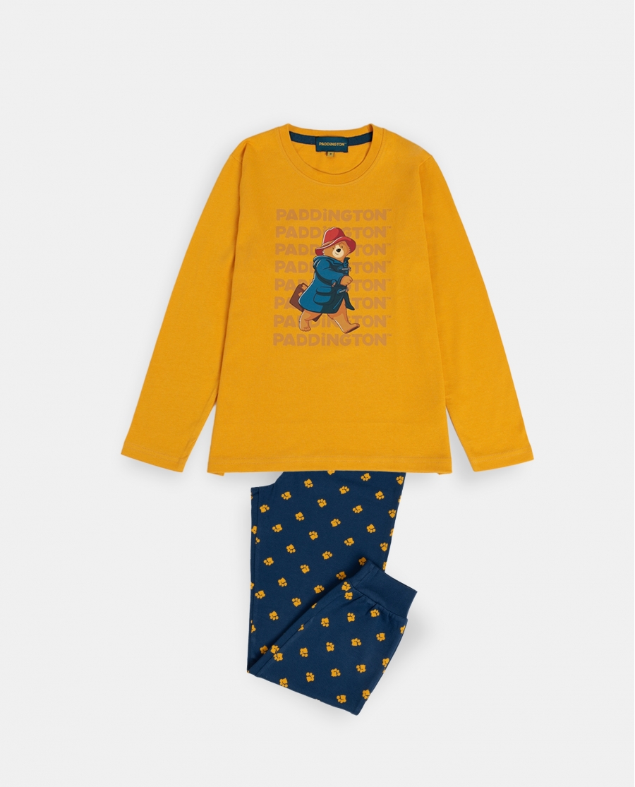 PADDINGTON Pijama Manga Larga Paw para Niño OCRE