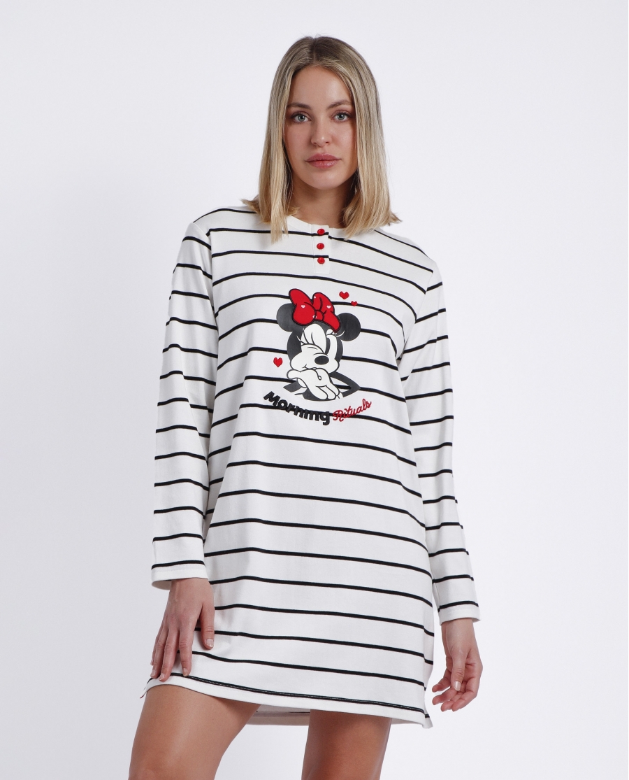 DISNEY Camisola Manga Larga Rayas Sweet Dreams para Mujer CRUDO