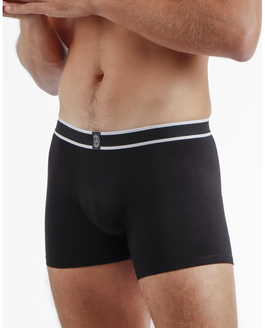 ADMAS Calzoncillo/Bóxer Soft Warm para Hombre NEGRO