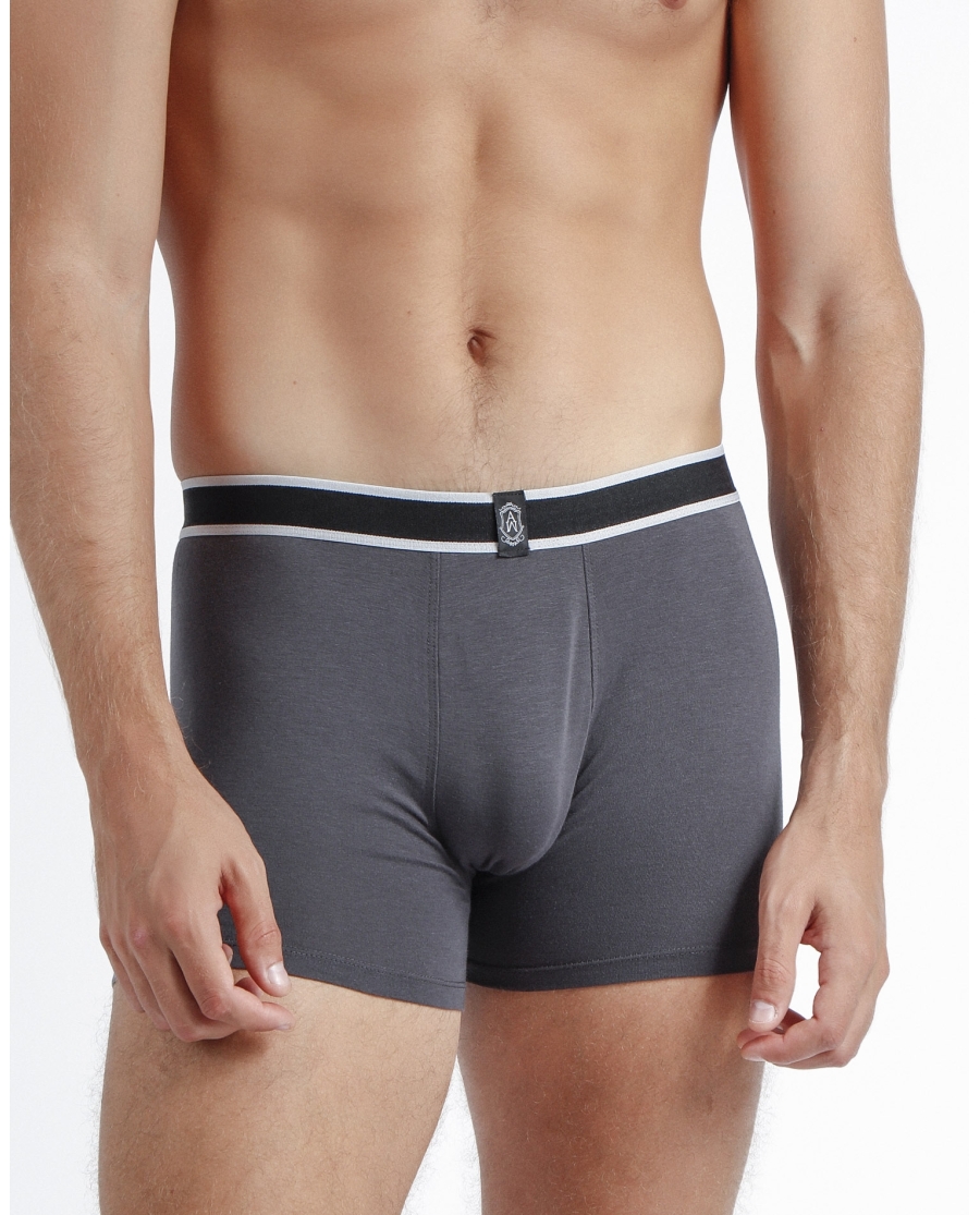 ADMAS Calzoncillo/Bóxer Soft Warm para Hombre ANTRACITA