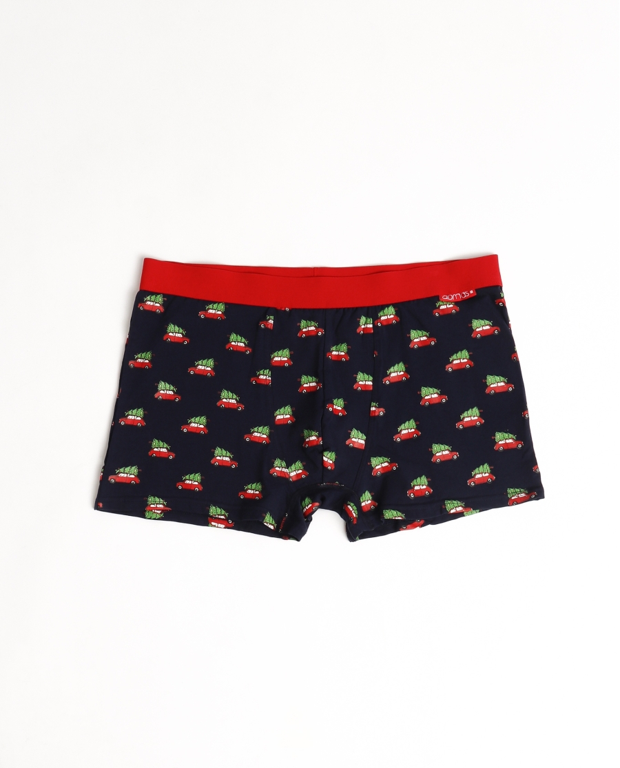 ADMAS Calzoncillo/Boxer Xmas Tree para Hombre MARINO