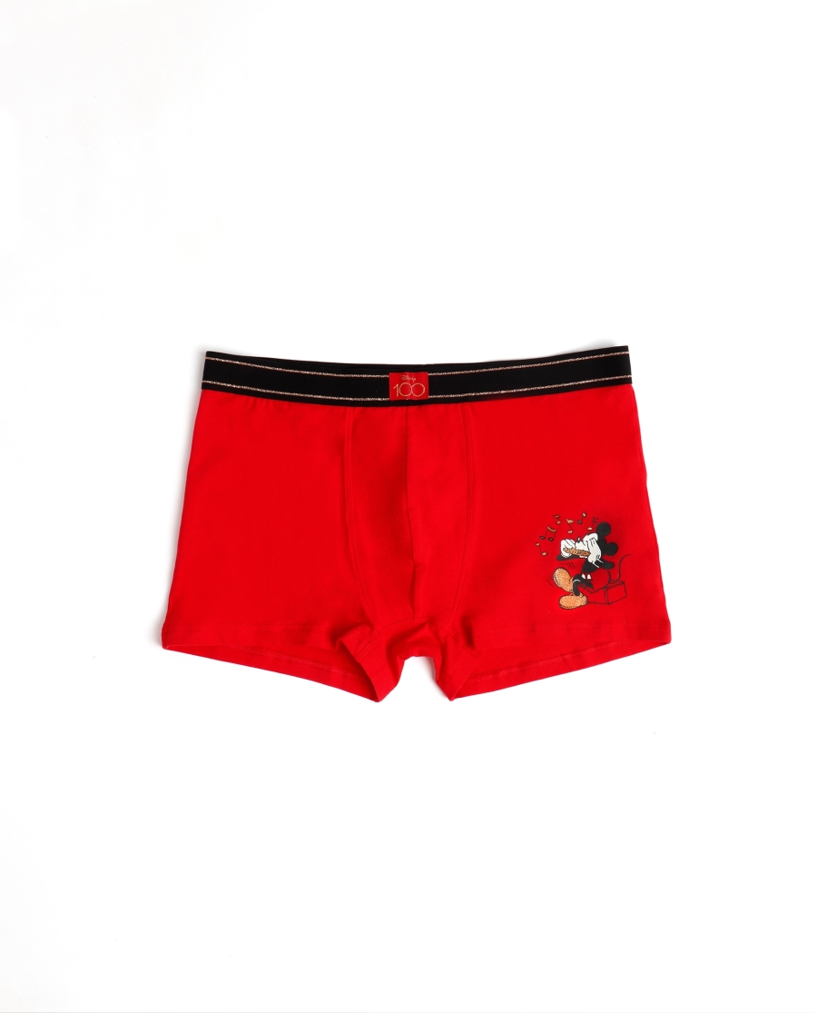 DISNEY Calzoncillo/Boxer Wonder Caja Metal Regalo para Hombre ROJO