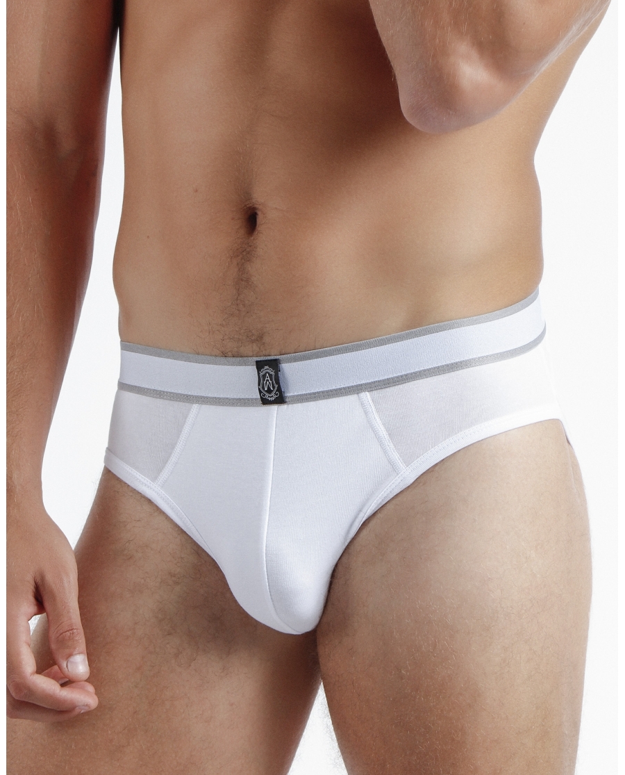 ADMAS Calzoncillo/Slip Soft Warm para Hombre BLANCO