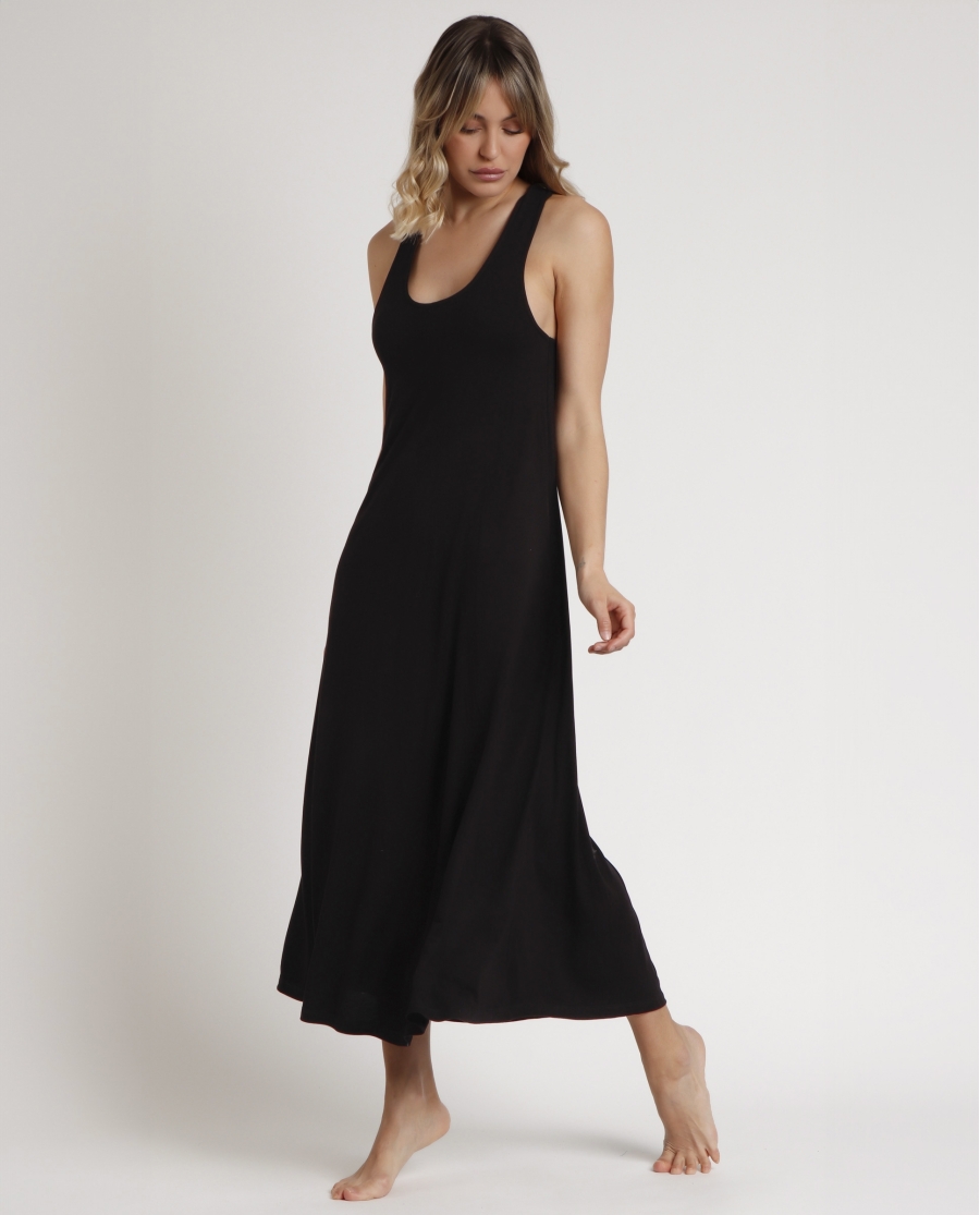 Vestido Halter Night para Mujer NEGRO